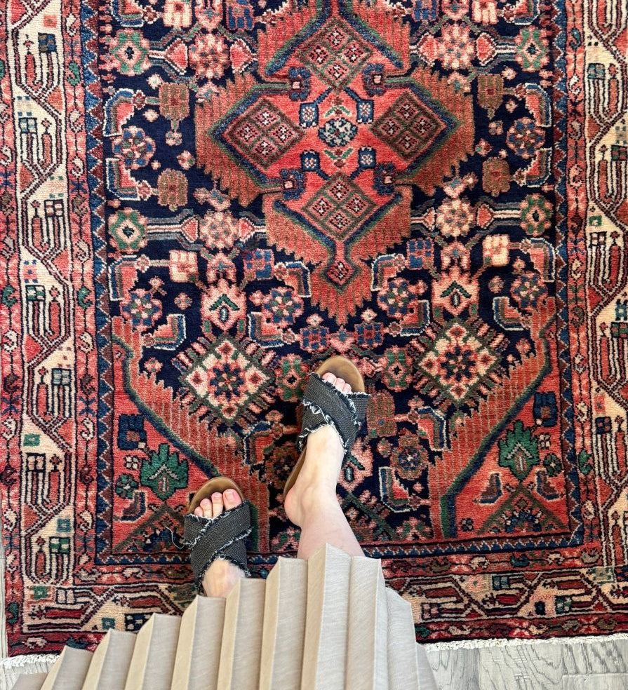 Persian Hamadan Runner Rug | 3' 3" x 9' 5" - Rug the Rock