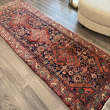 Persian Hamadan Runner Rug | 3' 3" x 9' 5" - Rug the Rock