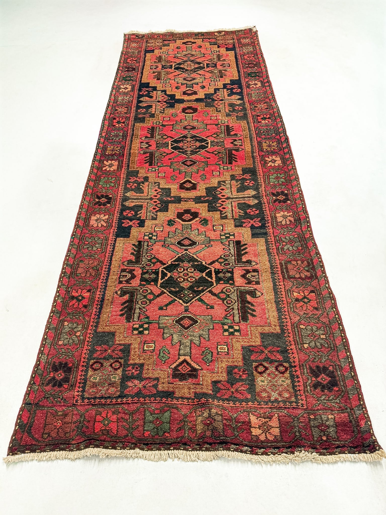 Persian Hamadan Runner Rug | 3' 4" x 10' - Rug the Rock - available