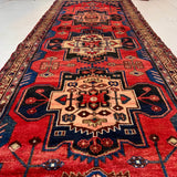 Persian Hamadan Runner Rug | 3' 6” x 9' 8" - Rug the Rock - 