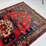 Persian Hamadan Runner Rug | 3' 6” x 9' 8" - Rug the Rock - 
