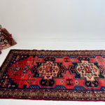 Persian Hamadan Runner Rug | 3' 6” x 9' 8" - Rug the Rock - 