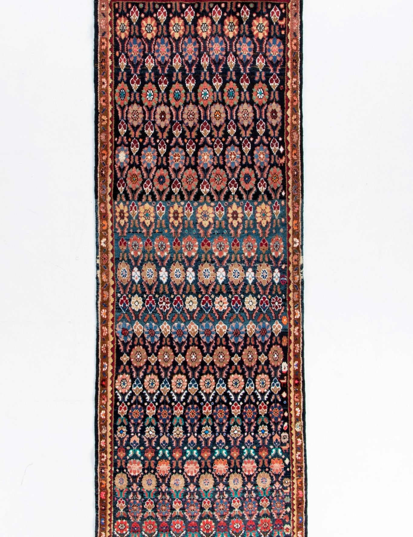 Persian Hamadan Runner Rug | 3' 9" x 9' 2" - Rug the Rock - 