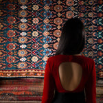 Persian Hamadan Runner Rug | 3' 9" x 9' 2" - Rug the Rock - 