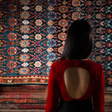 Persian Hamadan Runner Rug | 3' 9" x 9' 2" - Rug the Rock - 