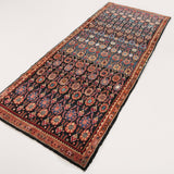 Persian Hamadan Runner Rug | 3' 9" x 9' 2" - Rug the Rock - 