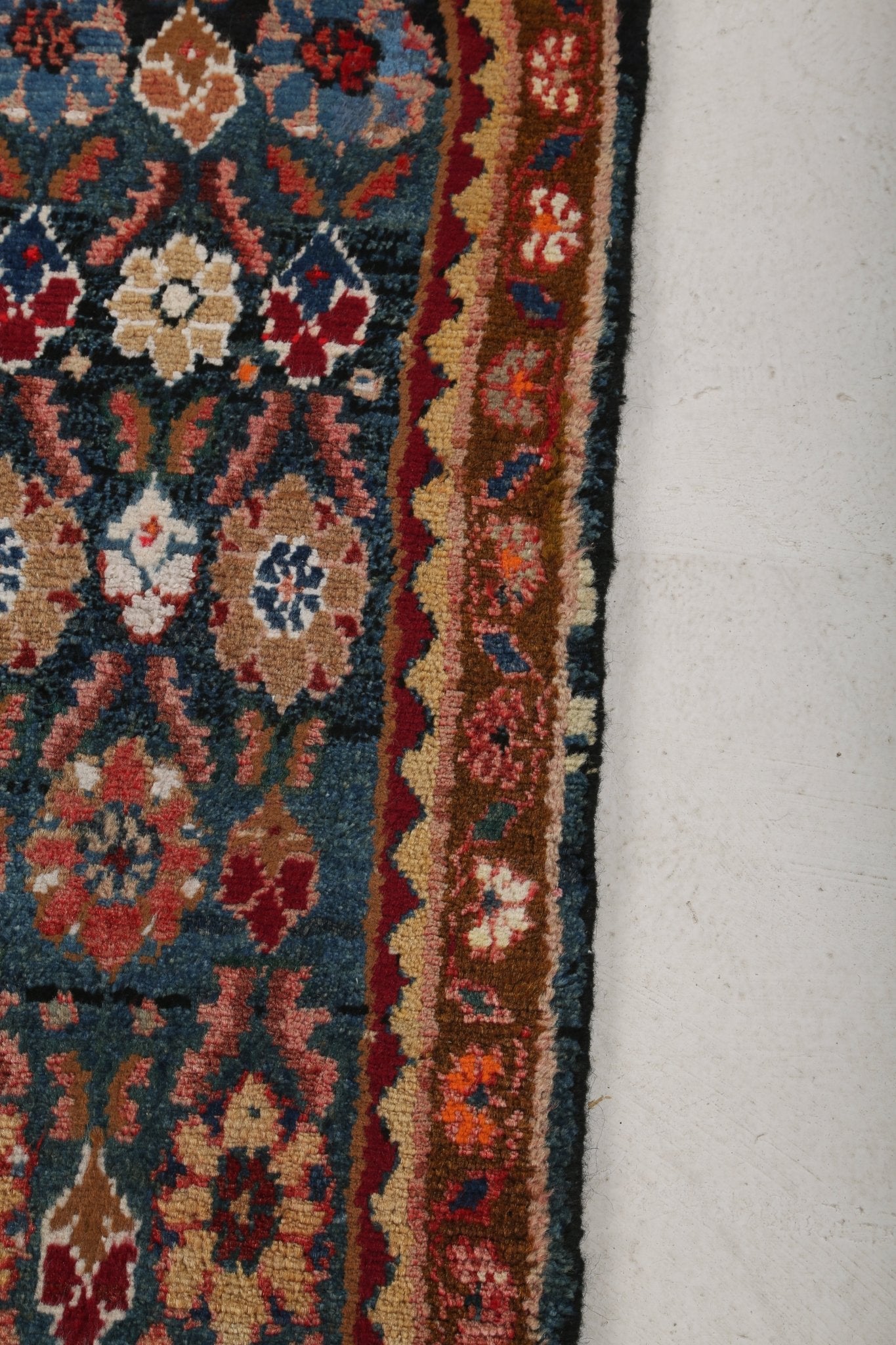 Persian Hamadan Runner Rug | 3' 9" x 9' 2" - Rug the Rock - 