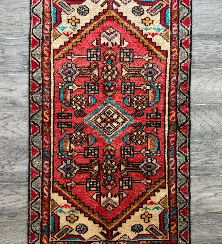 Persian Hamedan Rug | 1' 10" x 3' 1" - Rug the Rock