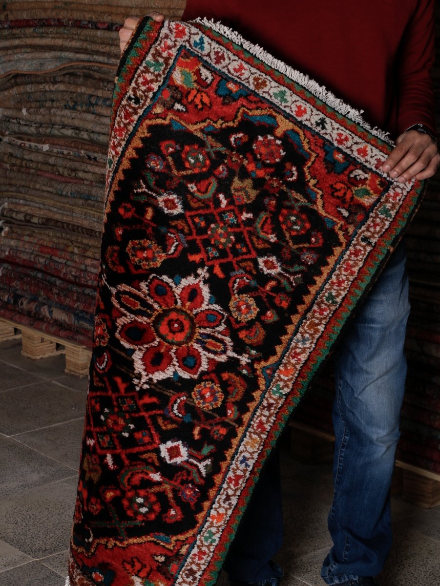 Persian Hamedan Rug | 2' 2” x 3' 5" - Rug the Rock - 