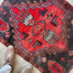 Persian Hamedan Rug | 2' 7" x 3’ 6” - Rug the Rock - 3 x 5available rugshamadan rugs