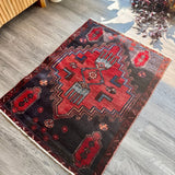 Persian Hamedan Rug | 2' 7" x 3’ 6” - Rug the Rock - 3 x 5available rugshamadan rugs