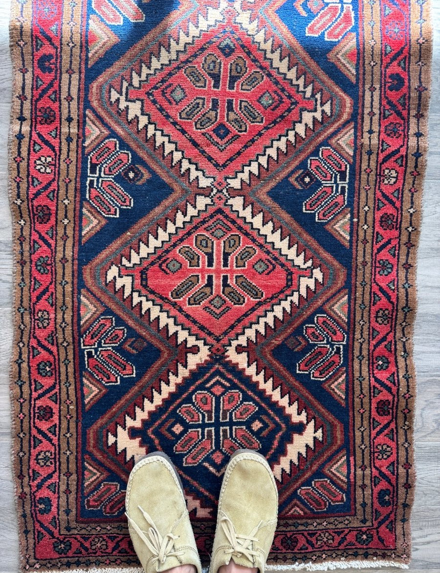 Persian Hamedan Rug | 2' 7" x 5' 1" - Rug the Rock