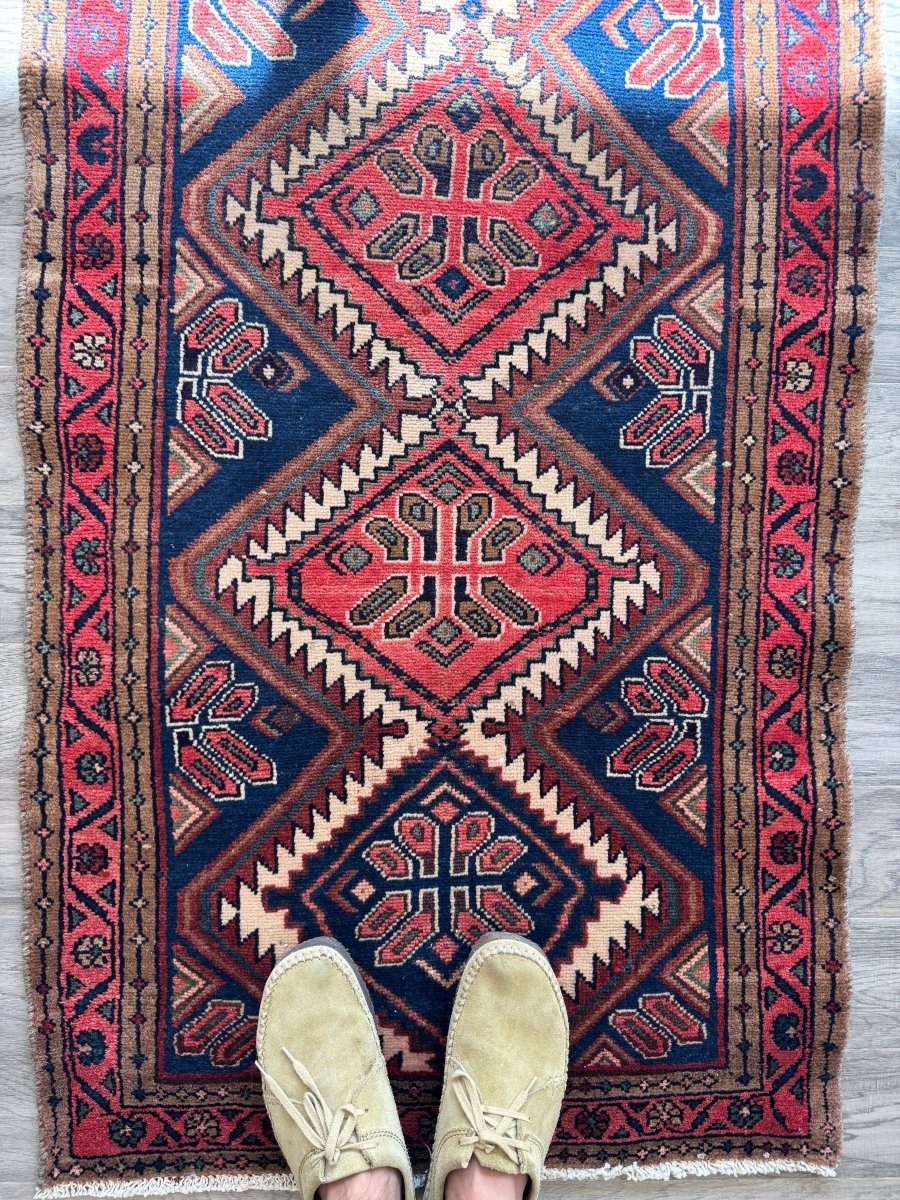 Persian Hamedan Rug | 2' 7" x 5' 1" - Rug the Rock