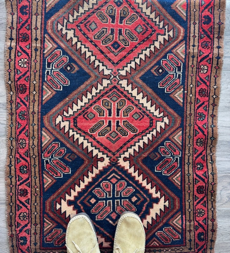 Persian Hamedan Rug | 2' 7" x 5' 1" - Rug the Rock