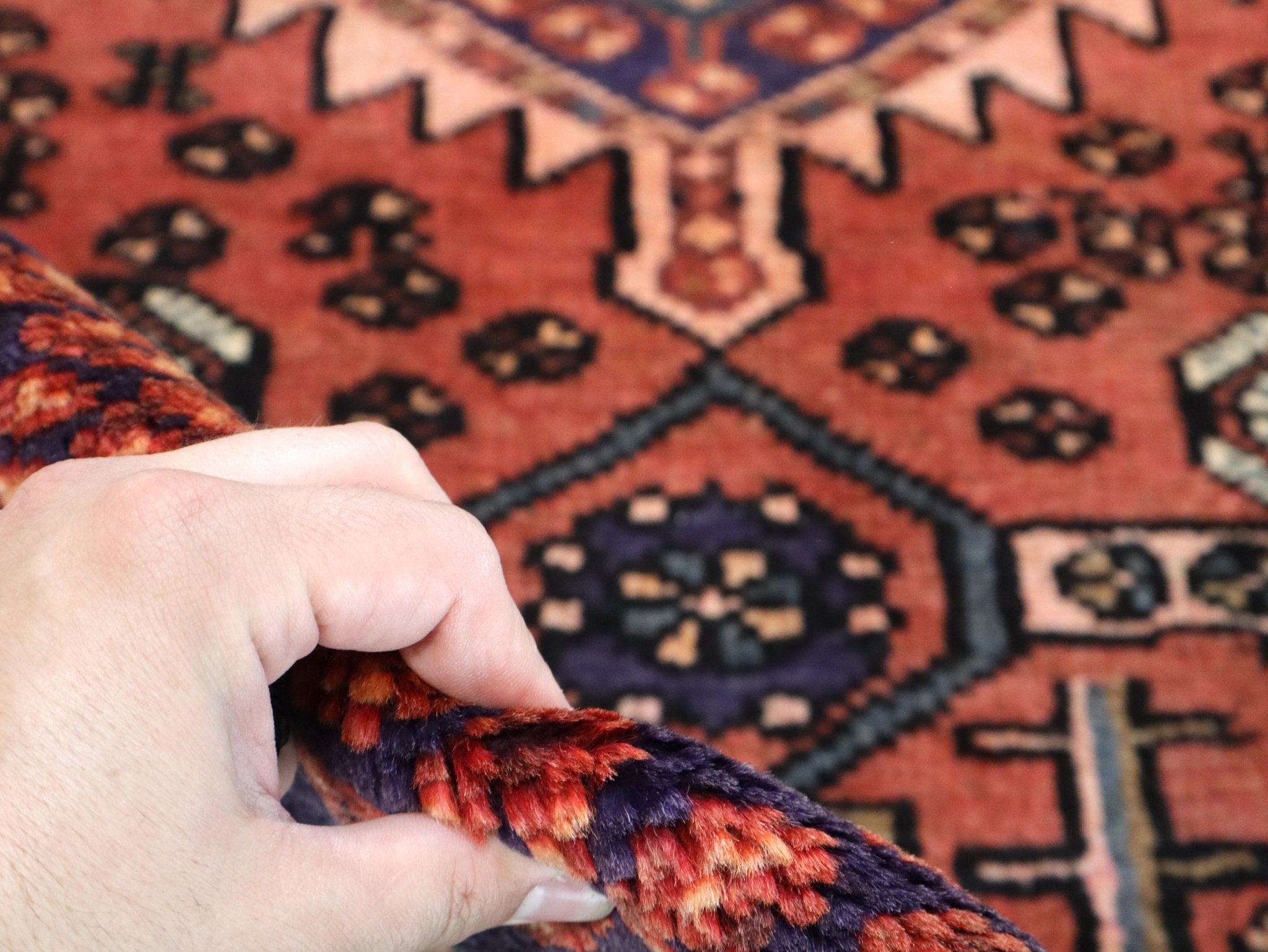Persian Hamedan Rug | 2' 9” x 6' - Rug the Rock - 