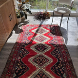 Persian Hamedan Rug | 3' 11" x 7' 1" - Rug the Rock