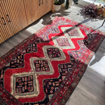 Persian Hamedan Rug | 3' 11" x 7' 1" - Rug the Rock