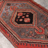 Persian Hamedan Rug | 3' 8” x 7' - Rug the Rock - 