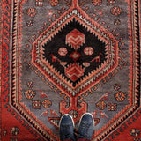 Persian Hamedan Rug | 3' 8” x 7' - Rug the Rock - 