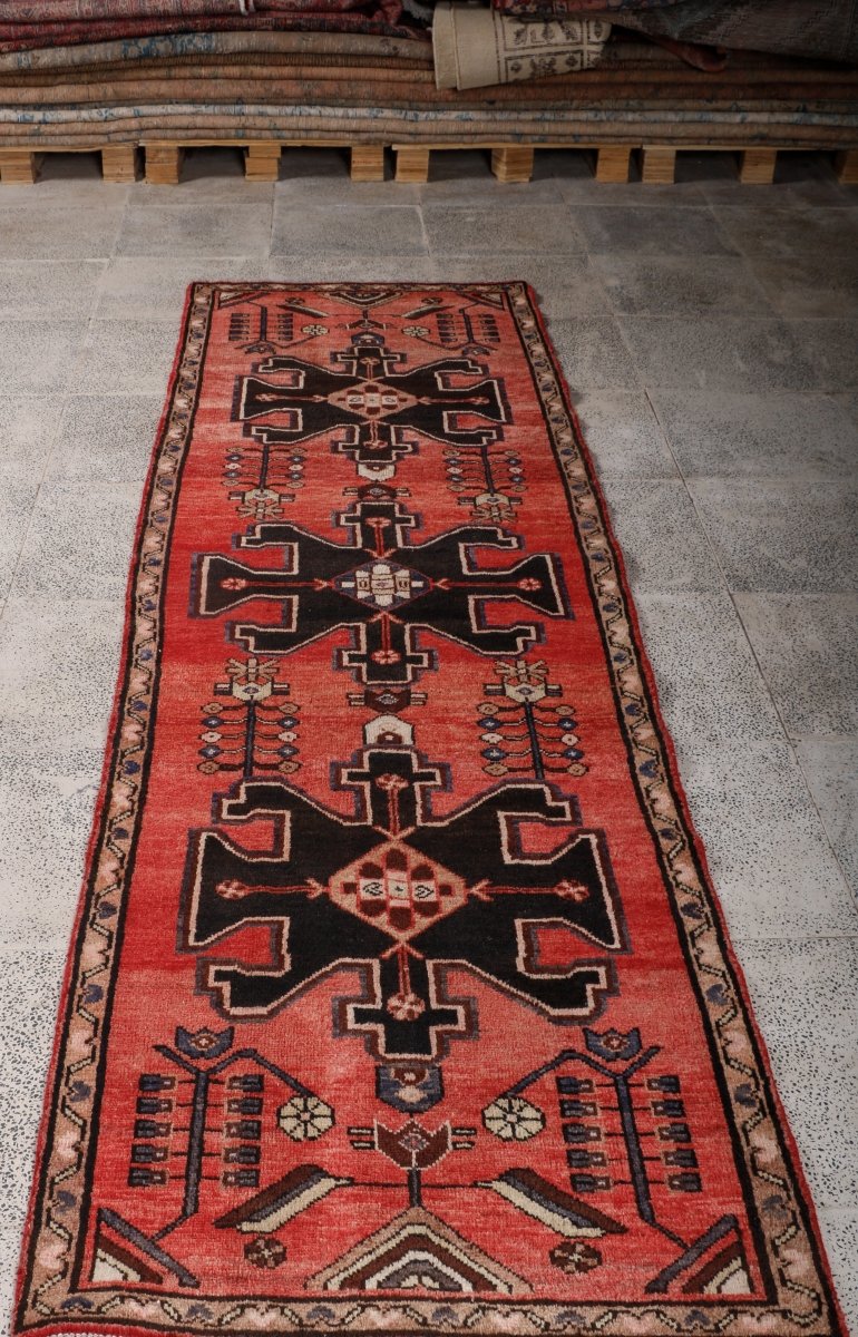 Persian Hamedan Runner Rug | 2' 9” x 9' 1" - Rug the Rock - 