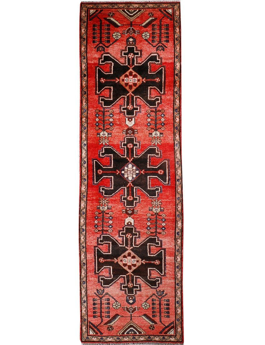 Persian Hamedan Runner Rug | 2' 9” x 9' 1" - Rug the Rock - 