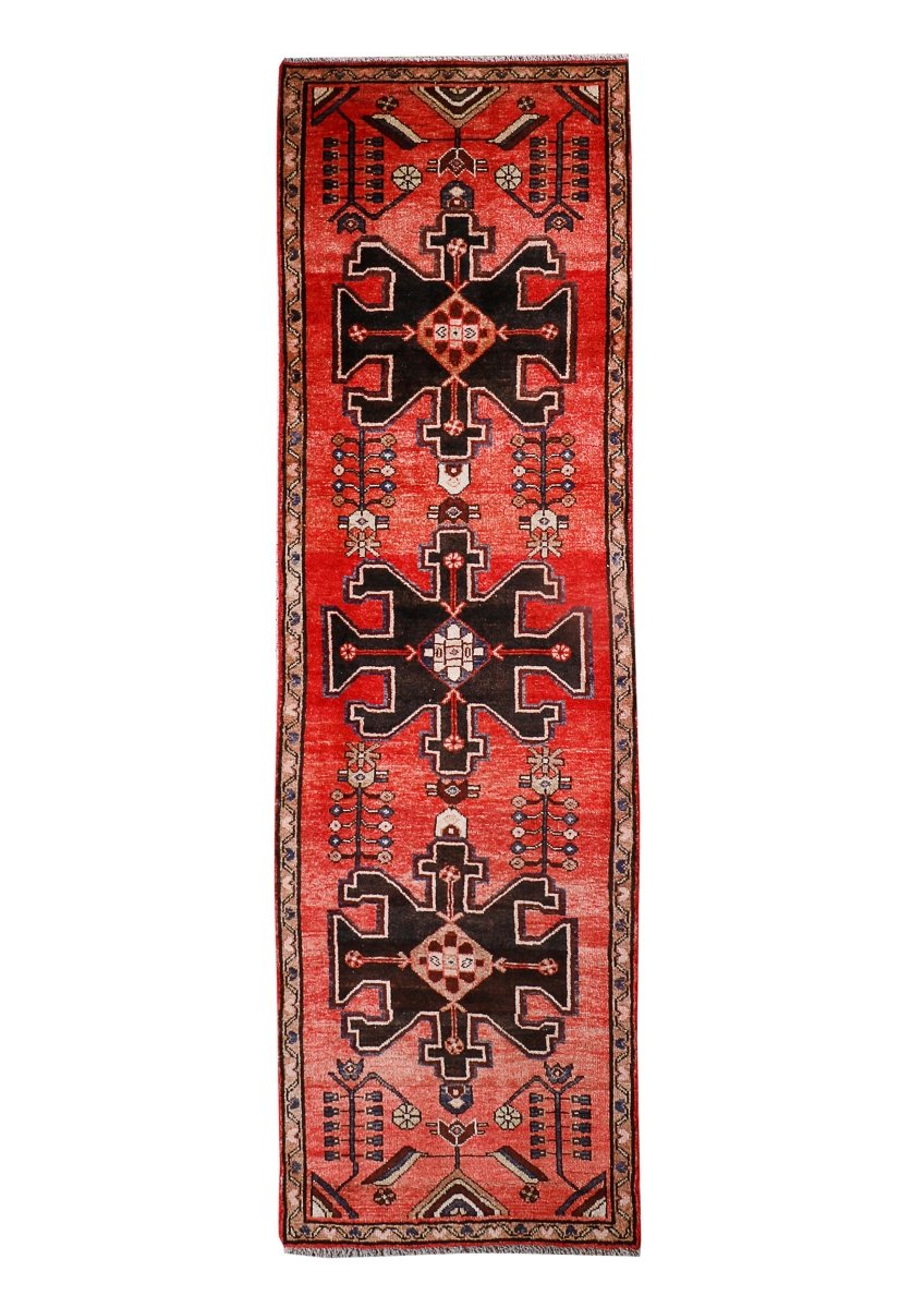 Persian Hamedan Runner Rug | 2' 9” x 9' 1" - Rug the Rock - 