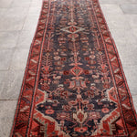 Persian Hamedan Runner Rug | 3' 5” x 10' 8" - Rug the Rock - 