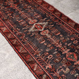 Persian Hamedan Runner Rug | 3' 5” x 10' 8" - Rug the Rock - 