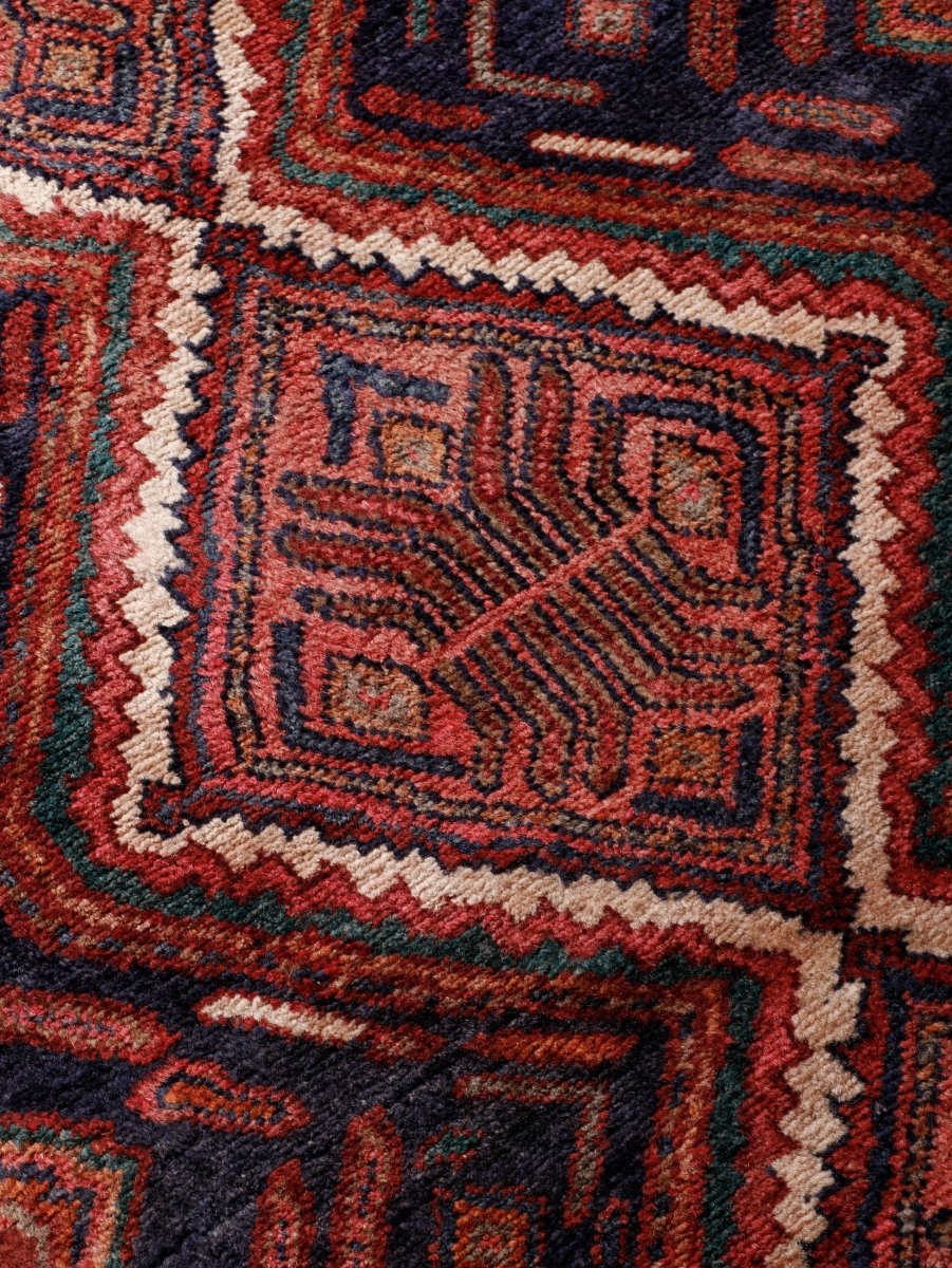 Persian Hamedan Runner Rug | 3' 5” x 8' 11" - Rug the Rock - 