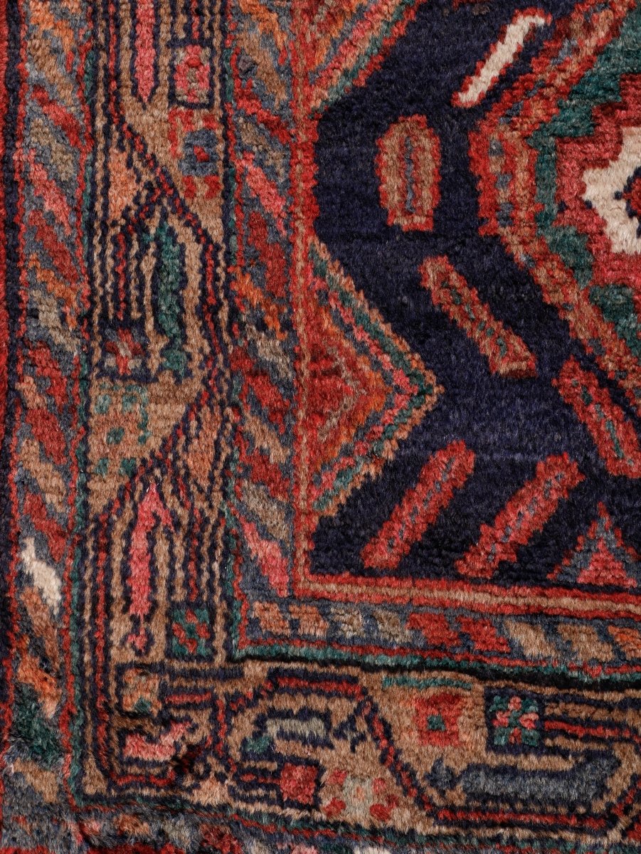 Persian Hamedan Runner Rug | 3' 5” x 8' 11" - Rug the Rock - 