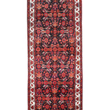 Persian Hamedan Runner Rug | 3' 8” x 9' 10" - Rug the Rock - 