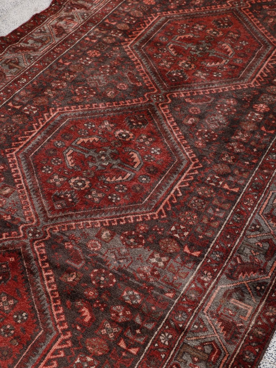 Persian Hamedan Runner Rug | 4' 5” x 13' 9" - Rug the Rock - 