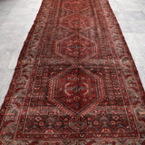 Persian Hamedan Runner Rug | 4' 5” x 13' 9" - Rug the Rock - 