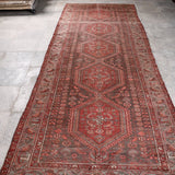 Persian Hamedan Runner Rug | 4' 5” x 13' 9" - Rug the Rock - 