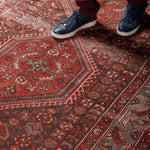 Persian Hamedan Runner Rug | 4' 5” x 13' 9" - Rug the Rock - 