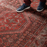 Persian Hamedan Runner Rug | 4' 5” x 13' 9" - Rug the Rock - 