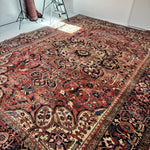 Persian Heriz Rug | 10' 7" x 13' 7" - Rug the Rock - 