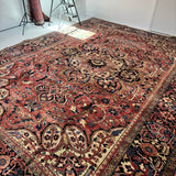 Persian Heriz Rug | 10' 7" x 13' 7" - Rug the Rock - 