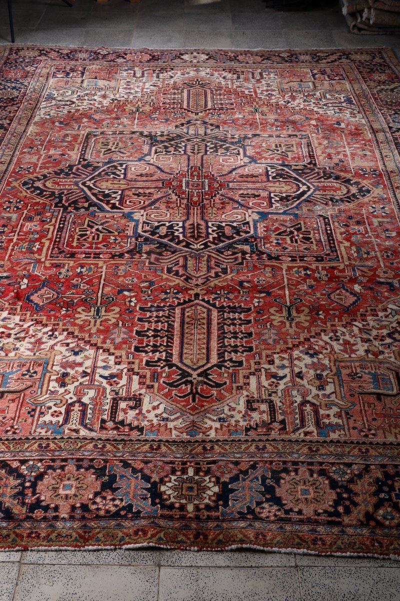 Persian Heriz Rug | 10' 7” x 13' 7" - Rug the Rock - 