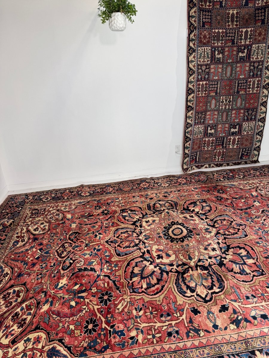 Persian Heriz Rug | 10' 7" x 13' 7" - Rug the Rock - 