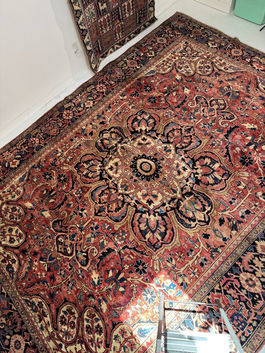 Persian Heriz Rug | 10' 7" x 13' 7" - Rug the Rock - 