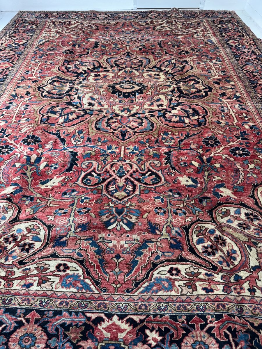 Persian Heriz Rug | 10' 7" x 13' 7" - Rug the Rock - 
