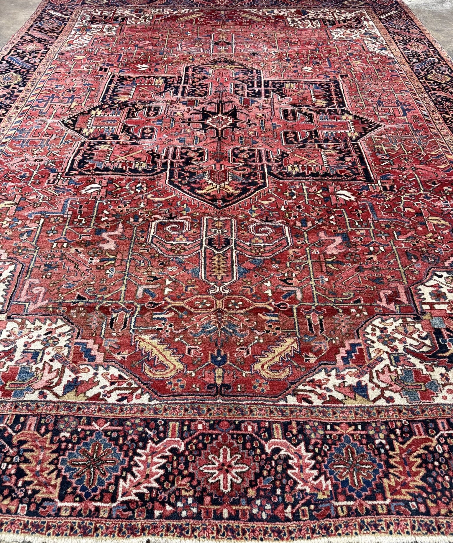 Persian Heriz Rug | 10' 9" x 14' - Rug the Rock - availableGeometricHand-knotted