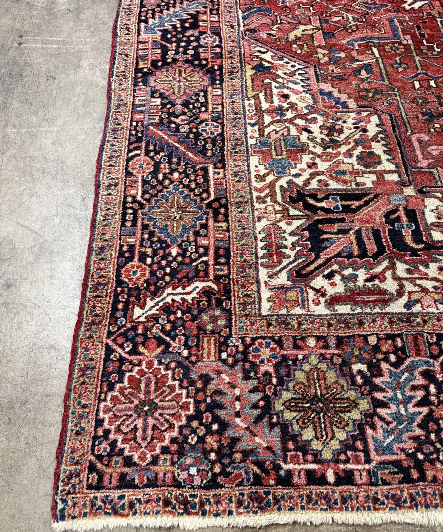 Persian Heriz Rug | 10' 9" x 14' - Rug the Rock - availableGeometricHand-knotted