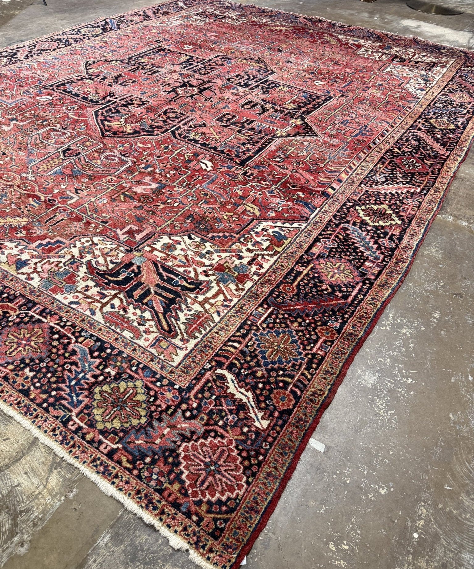 Persian Heriz Rug | 10' 9" x 14' - Rug the Rock - availableGeometricHand-knotted