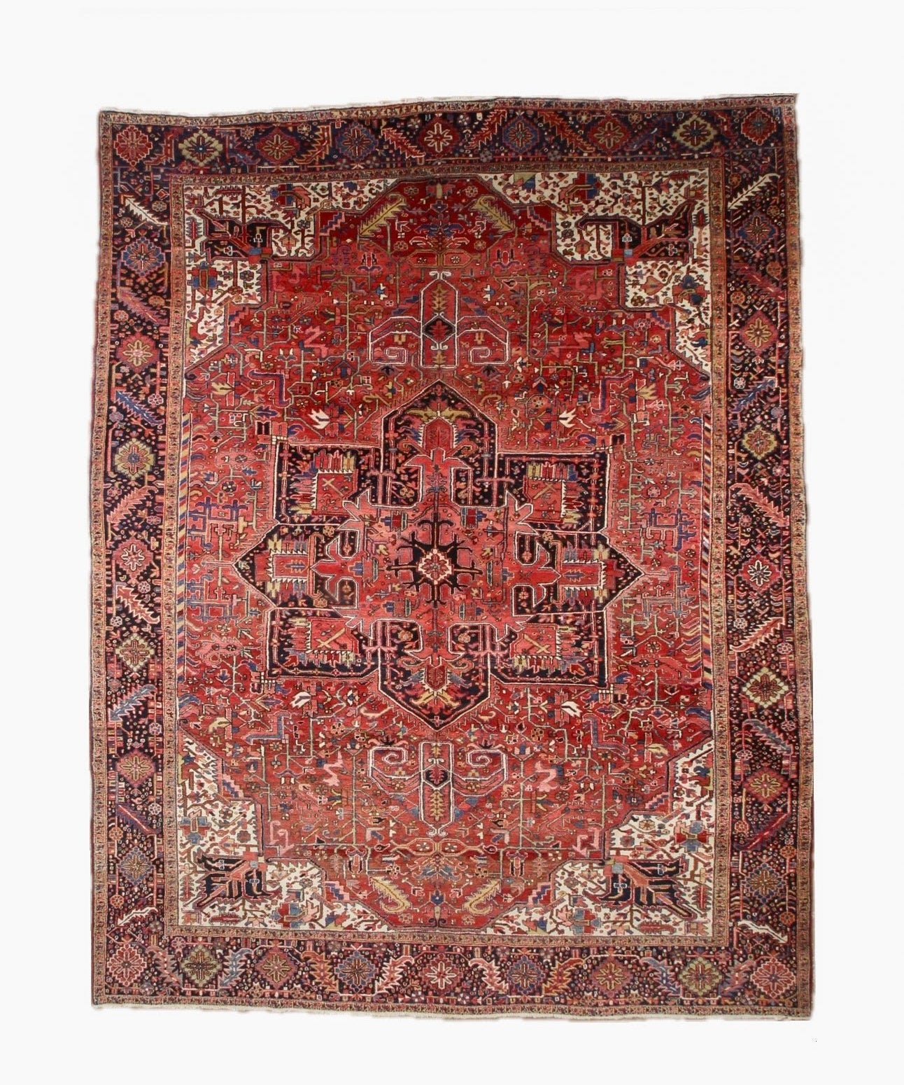 Persian Heriz Rug | 10' 9" x 14' - Rug the Rock - availableGeometricHand-knotted