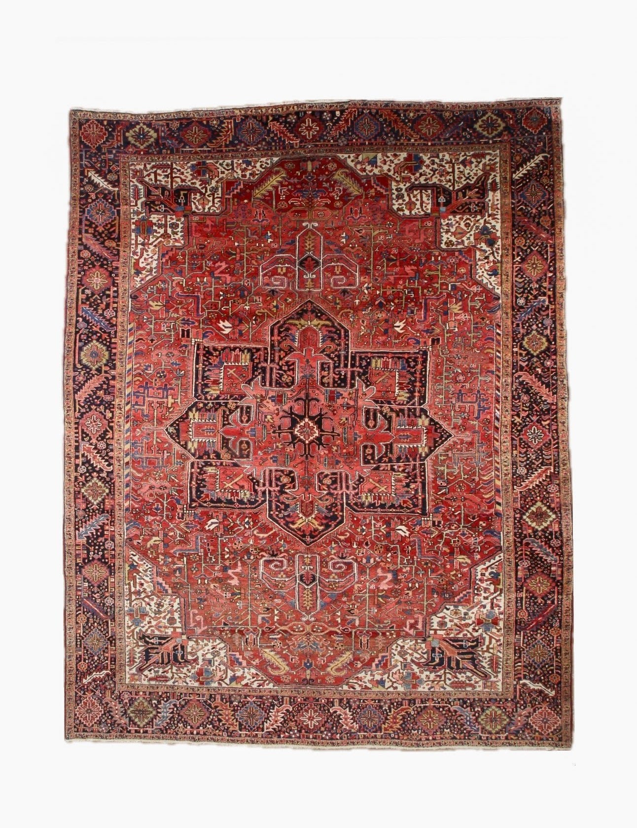 Persian Heriz Rug | 10' 9" x 14' - Rug the Rock - availableGeometricHand-knotted