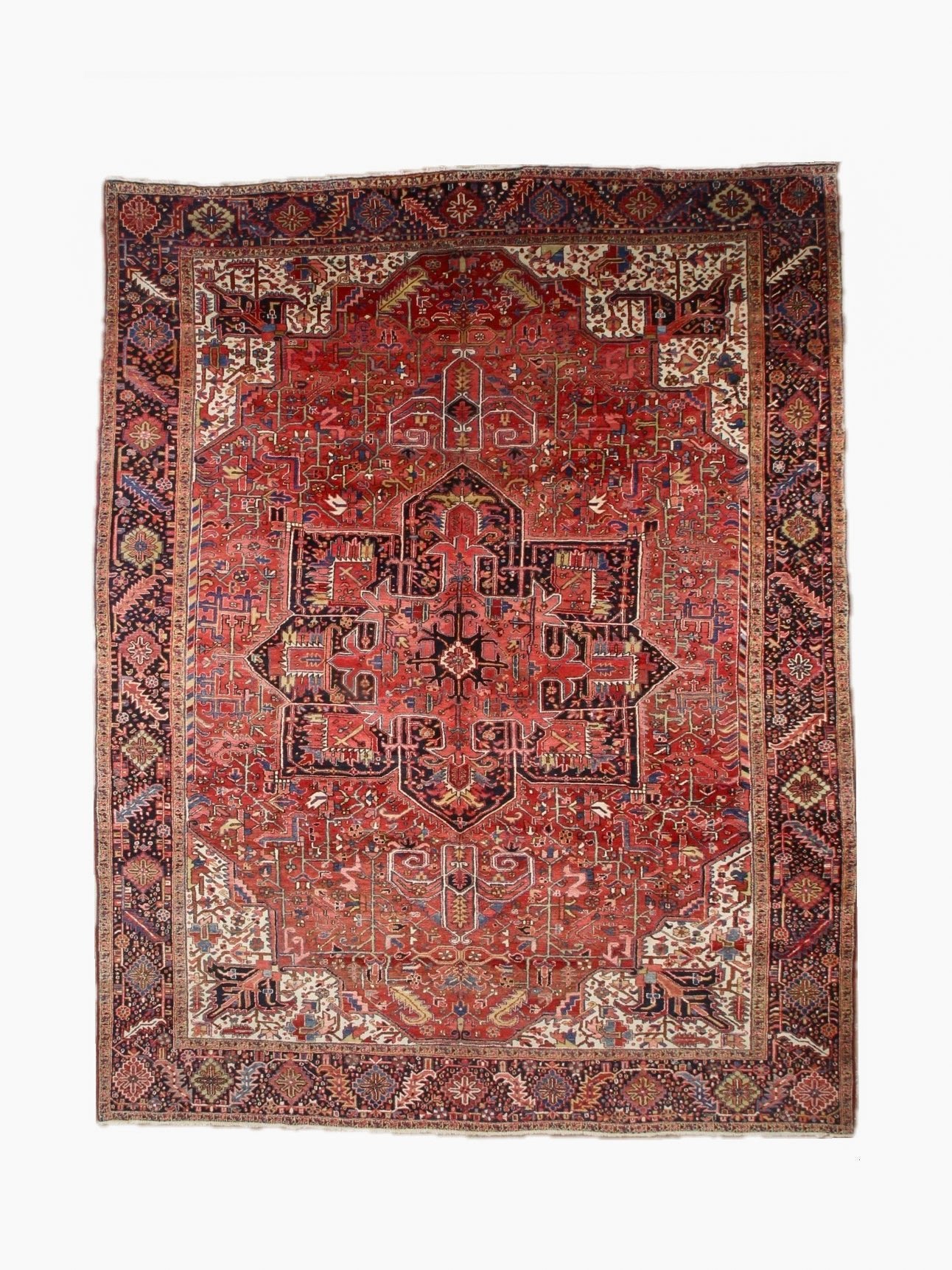 Persian Heriz Rug | 10' 9" x 14' - Rug the Rock - availableGeometricHand-knotted