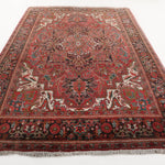 Persian Heriz Rug | 6' 9" x 9' 6" - Rug the Rock - 