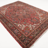 Persian Heriz Rug | 6' 9" x 9' 6" - Rug the Rock - 